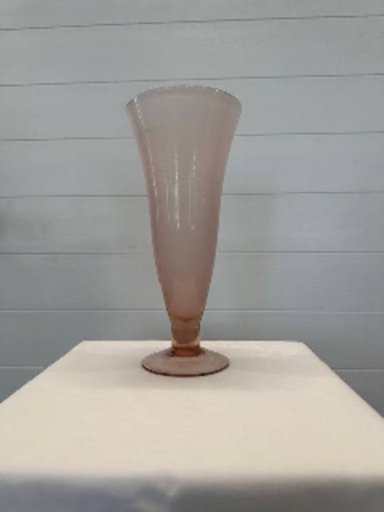 Tall Stem Vase - Dusty Pink